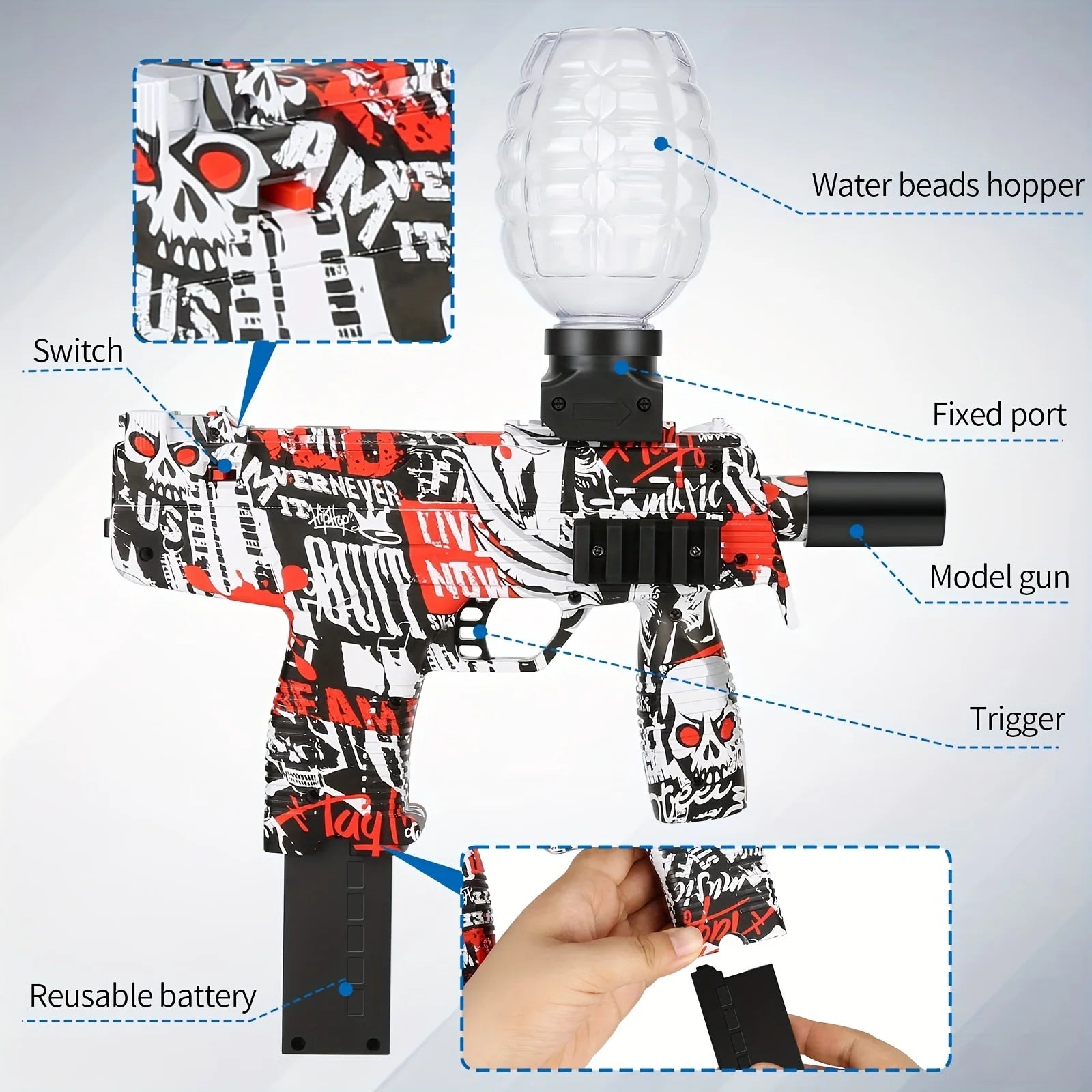 MP9 Gel Ball blaster