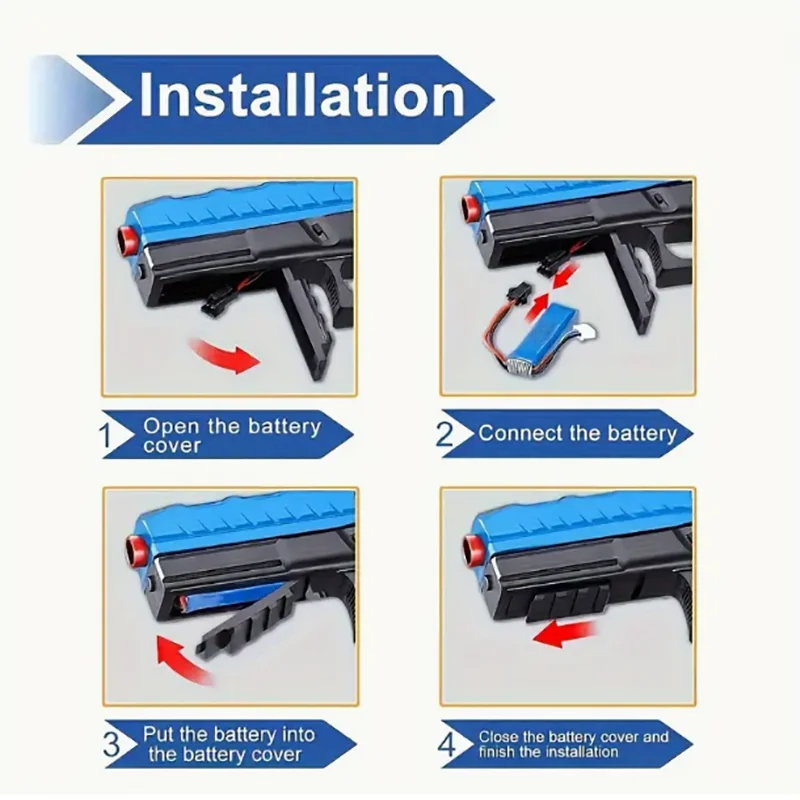 G17 Gel Blaster W/Barrel Blast